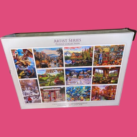 🧩 NIB Sealed Eurographics 1,000-Piece Cat Portraits Puzzle - Picture 3 of 4